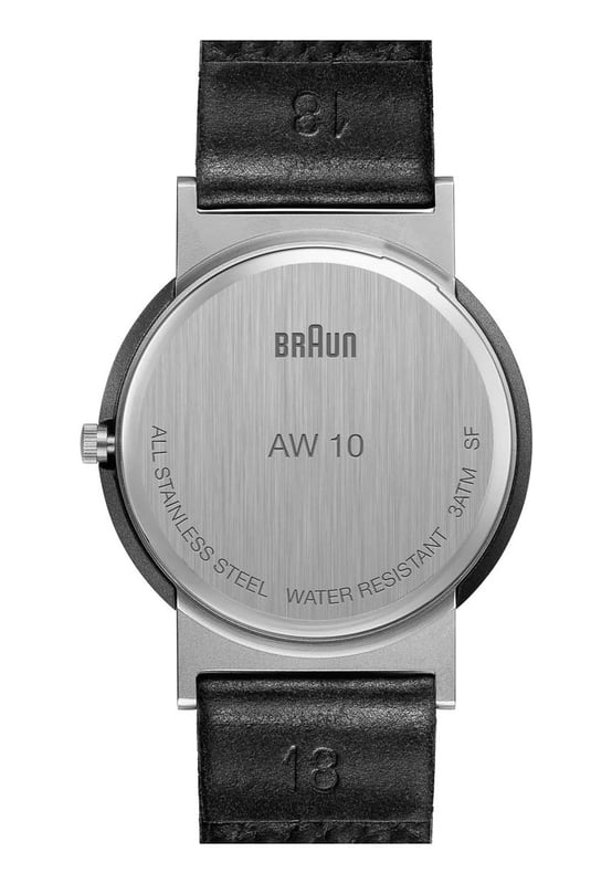 The Braun watch range is sold by us for many reasons, we only add manufacturer's to our portfolio who design and manufacture high quality reliable timepieces that also represent great value for your hard earned cash. And this Classic Watch AW10 like all Braun watches meets all of our stringent quality tests with ease.  Dimensions (cm): 13x15x8