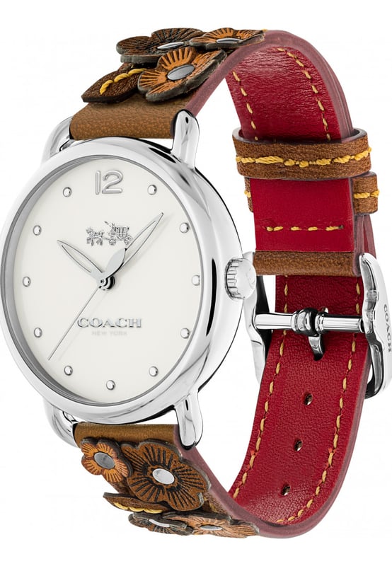 Coach 14502744 Ladies Delancey Watch You can't go wrong with this Ladies Delancey Watch 14502744 from Coach, each and every Coach watch is meticulously designed and crafted using high quality materials. And by buying the Ladies Delancey Watch 14502744 here, you can also sleep sound knowing your new watch will be fully backed by the manufacturer's warranty in the very unlikely event it should develop a fault. Dimensions (cm): 10x10x9