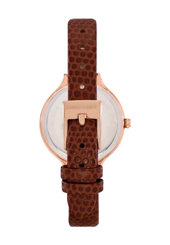 The Kenneth Cole watch range is sold by us for many reasons, we only add manufacturer's to our portfolio who design and manufacture high quality reliable timepieces that also represent great value for your hard earned cash. And this Ladies Classic Watch KC51054006 like all Kenneth Cole watches meets all of our stringent quality tests with ease.  Dimensions (cm): 12x12x12