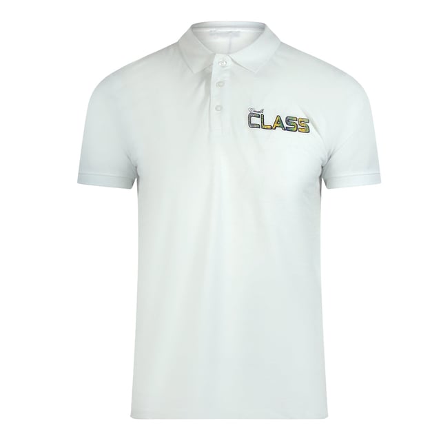 Verrijk je casual garderobe met het Cavalli Class Vibrant Floral Logo Off White poloshirt. Deze polo met korte mouwen is gemaakt van 100% premium katoen en biedt uitzonderlijk comfort en ademend vermogen, perfect voor warmere dagen. De off white tint biedt een veelzijdige basis, terwijl het opvallende bloemenlogo een vleugje gedurfde verfijning toevoegt. Ontworpen voor heren en gemaakt in Bangladesh, combineert dit shirt hoogwaardig vakmanschap met een stijlvolle uitstraling, waardoor het een ideale keuze is voor wie houdt van verfijnde maar relaxte mode. Ervaar moeiteloze stijl en langdurig comfort met dit opvallende item van Cavalli Class