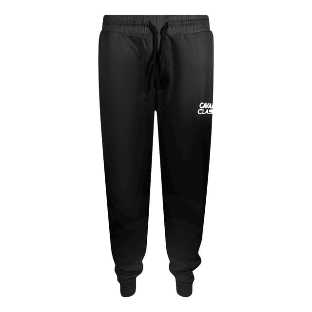 Cavalli Class Logo Zwarte Joggingbroek Ervaar de perfecte mix van comfort en stijl met de Cavalli Class Logo Black Sweatpants. Deze joggingbroek is gemaakt van 100% premium katoen en biedt uitzonderlijke zachtheid en ademend vermogen, ideaal om de hele dag te dragen. Ontworpen voor mannen die kwaliteit en mode waarderen, heeft de broek een strakke zwarte afwerking met het iconische Cavalli Class-logo, wat een vleugje luxe toevoegt aan je casual garderobe. Deze joggingbroek is gemaakt in Bangladesh met oog voor detail en heeft een relaxte pasvorm die met je meebeweegt, of je nu naar de sportschool gaat of thuis ontspant. Verrijk je dagelijkse look met deze veelzijdige en duurzame joggingbroek