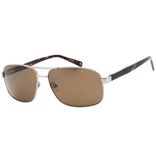 Banana Republic Bronze Pz Lens Ruthenium Silversunglasses Elevate your style with these sophisticated Banana Republic RUTHENIUM / BRONZE PZ Sunglasses. The striking combination of sleek ruthenium silver frames and premium bronze polarized lenses offers both exceptional UV protection and a luxurious aesthetic. These designer sunglasses seamlessly blend contemporary fashion with practical functionality, making them the perfect accessory for any occasion. Their durable construction ensures lasting quality while the distinctive metallic finish adds a touch of elegance to your everyday look. 59X14X145, 100% Metal