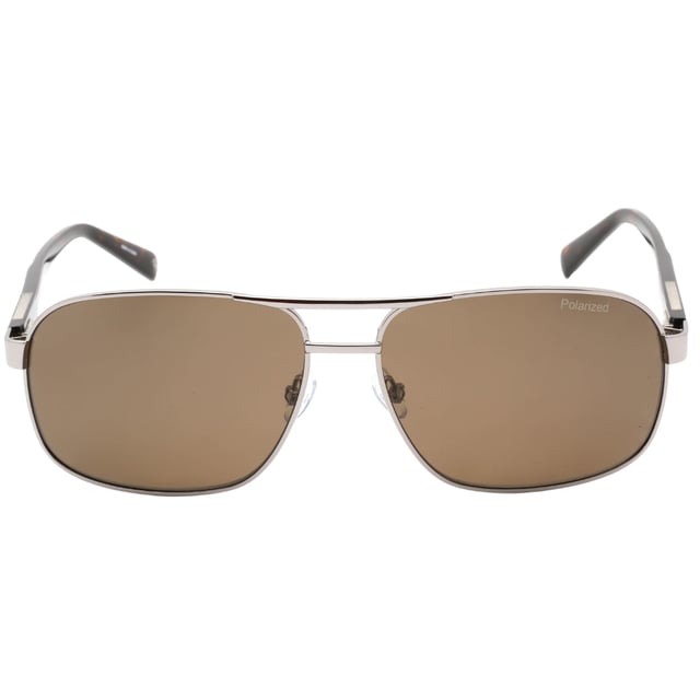 Banana Republic Bronze Pz Lens Ruthenium Silversunglasses Elevate your style with these sophisticated Banana Republic RUTHENIUM / BRONZE PZ Sunglasses. The striking combination of sleek ruthenium silver frames and premium bronze polarized lenses offers both exceptional UV protection and a luxurious aesthetic. These designer sunglasses seamlessly blend contemporary fashion with practical functionality, making them the perfect accessory for any occasion. Their durable construction ensures lasting quality while the distinctive metallic finish adds a touch of elegance to your everyday look. 59X14X145, 100% Metal
