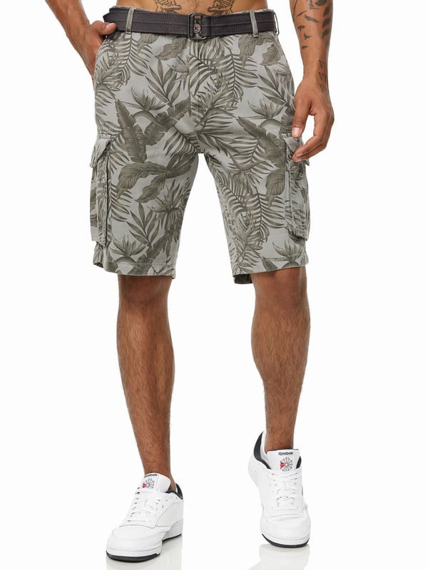Artikelbeschreibung


	Moderne &amp; zeitlose Herren Cargo Shorts von Tazzio
	
Verschluss: Reißverschluss
	
Hosentaschen: Eingrifftaschen, Coinpocket, Cargotaschen, Gesäßtaschen
	Inkl. abnehmbarem Gürtel
	Gürtelschlaufen
	Hochwertiges Material &amp; bequem zu tragen
	Ideale Jeans Shorts das ganze Jahr


Passform


	
Passform: Regular Fit
	
Länge: Kurz
	
Leibhöhe: Normal


Material &amp; Pflege


	
Material Oberstoff: 100% Baumwolle
	
Elastizität: Leicht elastisch
	
Pflegehinweise: Maschinenwäsche