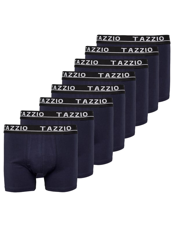 Tazzio Herren Boxershorts 8er Pack HOCHWERTIG: Moderne & zeitlose Herren Boxershorts von TAZZIO.
PERFEKTE PASSFORM: Unsere Boxershorts passen sich perfekt an, dank elastischem Komfortbund und hohem Baumwollanteil | Atmungsaktiv | kein unnötiges Schwitzen, Zwicken, Druckstellen und aufrollende Hosenbeine.
MATERIALZUSAMMENSETZUNG: 95% Baumwolle, 5% Elasthan
QUALITÄT: Hochwertiger Tragekomfort | Stylische Bodershorets / Retroshorts | 100% Qualität - DIREKT vom Hersteller!
DETAILS & HIGHLIGHTS: Boxershorts von TAZZIO haben kein kratzendes und nerviges Etikett, sondern einen hochwertigen Druch in der Innenseite.
VERPACKUNG: Die Lieferung erfolgt in einer edlen Box - ideal geschützt und optimal als Geschenkverpackung.