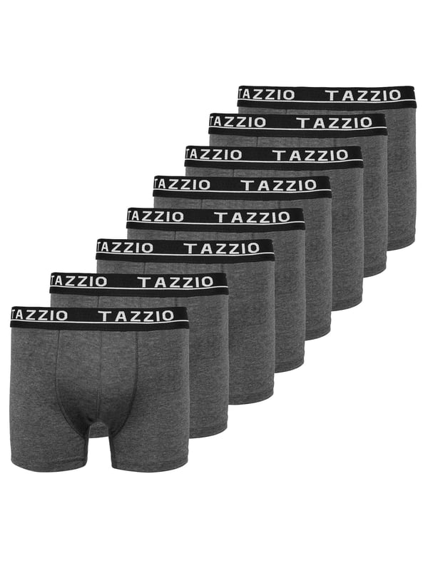 HOCHWERTIG: Moderne &amp; zeitlose Herren Boxershorts von TAZZIO.

PERFEKTE PASSFORM: Unsere Boxershorts passen sich perfekt an, dank elastischem Komfortbund und hohem Baumwollanteil | Atmungsaktiv | kein unnötiges Schwitzen, Zwicken, Druckstellen und aufrollende Hosenbeine.

MATERIALZUSAMMENSETZUNG: 95% Baumwolle, 5% Elasthan

QUALITÄT: Hochwertiger Tragekomfort | Stylische Bodershorets / Retroshorts | 100% Qualität - DIREKT vom Hersteller!

DETAILS &amp; HIGHLIGHTS: Boxershorts von TAZZIO haben kein kratzendes und nerviges Etikett, sondern einen hochwertigen Druch in der Innenseite.

VERPACKUNG: Die Lieferung erfolgt in einer edlen Box - ideal geschützt und optimal als Geschenkverpackung.