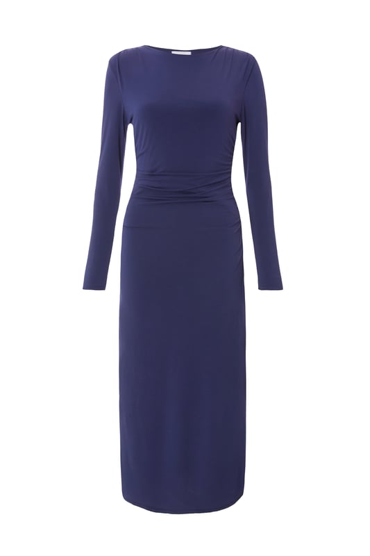 - Slinky finish - Ruched detail - Long sleeves - Bodycon fit - Model height: 5'9" - Model wears uk 8 / us 4 / eur 36 - Always check the wash care label - Cool hand wash with mild detergent