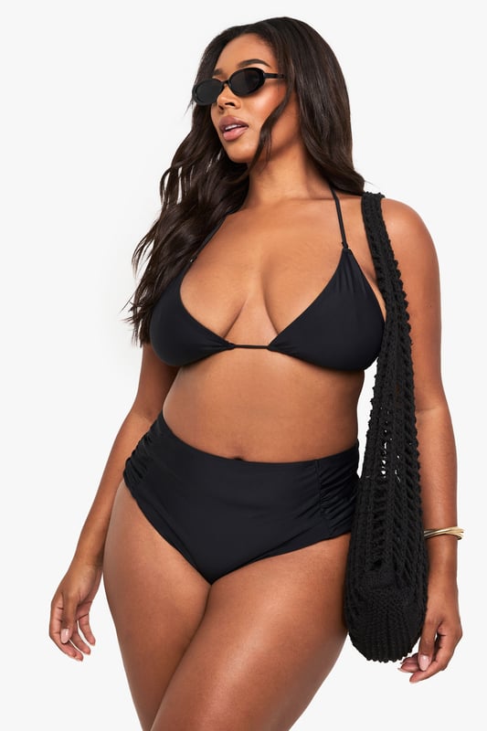 Plus Tummy Control Bikini Bottoms - Main Image