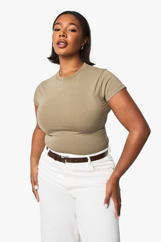 PLUS BOOHOO BASICS FITTED TOP Crafted from soft cotton fabric for all-day comfort
Classic crew neckline offers versatile styling options
Short sleeve design perfect for layering or wearing alone
Figure-hugging silhouette creates a flattering shape
Part of the Boohoo Basics collection for everyday wear
This essential Boohoo Basics top forms the foundation of countless outfits in your wardrobe rotation. The fitted design pairs beautifully with high-waisted trousers as shown, creating a balanced silhouette that works for various body types. Layer under a structured jacket for an effortlessly chic daytime look, or style with your favourite denim and trainers for casual weekend brunches. The versatile nature of this piece makes it ideal for transitioning from running errands to impromptu coffee dates. For a more polished appearance, tuck into a midi skirt and add a belt to define your waist. This wardrobe staple adapts to your lifestyle, offering comfort without compromising on style - the hallmark of truly functional fashion.