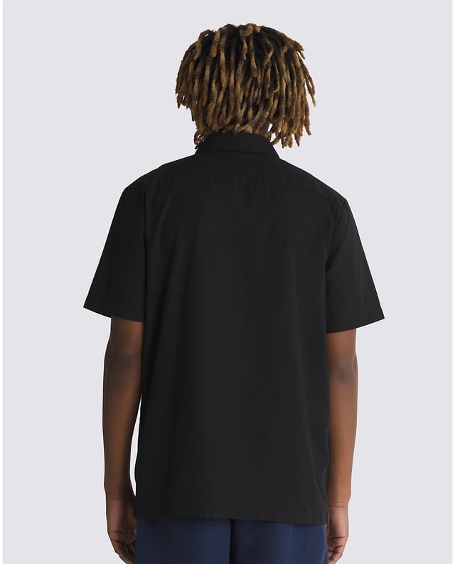 The Smith Buttondown Shirt is a workwear inspired piece. This short sleeve work shirt featuresa full front button down closure, dual chest pockets, and patch label on left pocket.
76% Cotton, 24% Polyester fabric
Workwear inspired shirt
Center front button closure
Double chest pockets with button closure
Straight hem line
Classic Fit
Model wearing size Medium