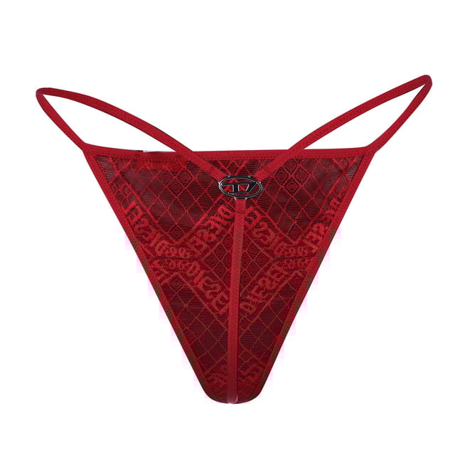 Ze hebben een delicaat kanten ontwerp met het Diesel-logo en een katoenen kruisje voor extra comfort. De string stijl zorgt voor een slanke en sexy look.- 80% Nylon 20% Elastane.- Ref: A126250NGAI41P