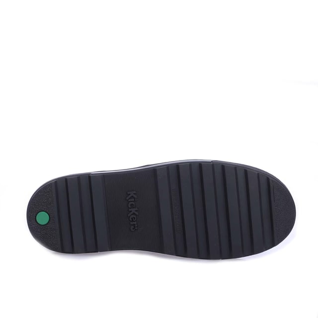 Junior Kickers Disley Hi Lederen Laars in zwart.- Lederen bovenkant.- Vetersluiting.- Kickers merk en stiksels.- Rubberen zool.- Ref: 116728