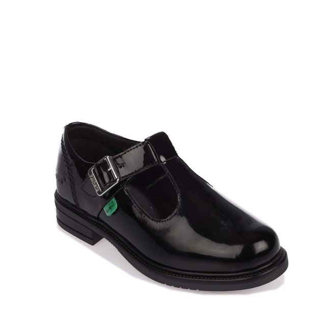 Deze schoolschoenen hebben een leren bovenkant, suède voering en slipvaste TPR-zool met gespsluiting. Ontworpen voor comfort en duurzaamheid voor dagelijks gebruik