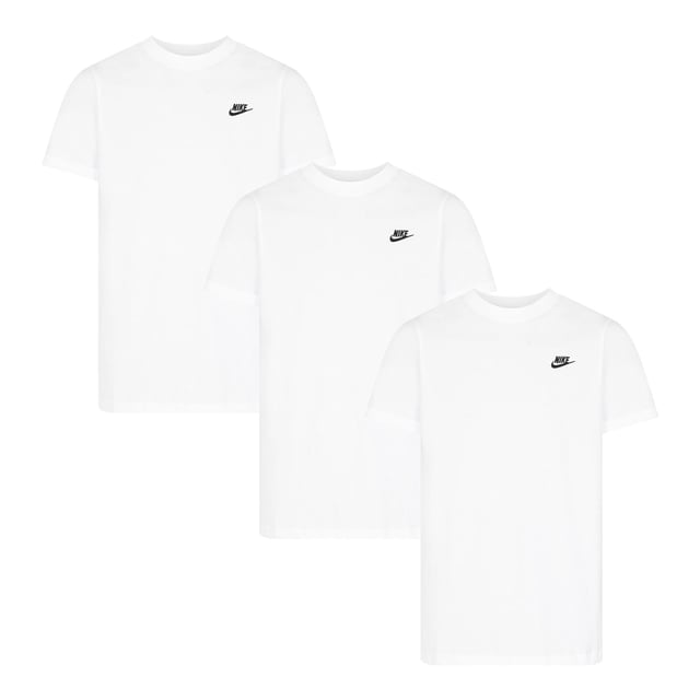 Pack Nike Sportswear Men's Club T Shirt in White