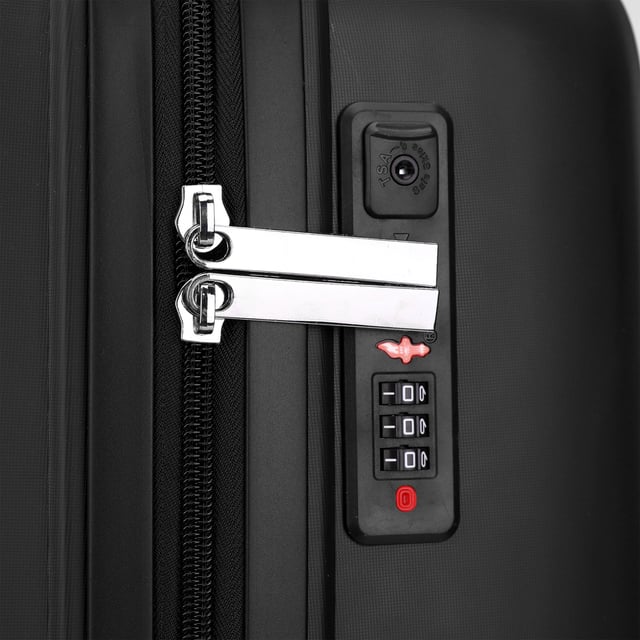Reis in tijdloze stijl met onze Hard Shell Classic koffer, ontworpen voor zowel functionaliteit als elegantie. Gemaakt van hoogwaardige materialen, is deze koffer ontworpen om te voldoen aan de behoeften van frequente reizigers en combineert robuuste eigenschappen met een strakke afwerking.

Kenmerken:
Duurzame polypropyleen constructie: Lichtgewicht en veerkrachtig, biedt superieure bescherming voor uw bezittingen.
Veilig TSA-goedgekeurd slot: Zorgt ervoor dat uw bagage geschikt is voor reizen en uw spullen veilig zijn tijdens het transport.
4x soepele dubbele wielen: Biedt moeiteloze 360° mobiliteit voor soepel navigeren op luchthavens en in drukke gebieden.
Ergonomische telescopische handgreep: Ontworpen voor een comfortabele en stevige grip tijdens gebruik.
Doordacht interieurontwerp: Inclusief spanbanden, een ritsverdeler en compartimenten om uw spullen netjes georganiseerd te houden.
Beschikbare maten en specificaties:
Koffer:
Afmetingen: 37 x 20,5 x 55 cm
Gewicht: 2,55 kg
Inhoud: 40 l
Medium:
Afmetingen: 44 x 25,5 x 64,5 cm
Gewicht: 3,30 kg
Inhoud: 62 l
Groot:
Afmetingen: 50 x 30 x 74 cm
Gewicht: 4,20 kg
Inhoud: 98 l
Deze klassieke koffer is perfect voor elke gelegenheid, of u nu op zakenreis gaat, een weekendje weg gaat of een lange vakantie hebt. Dankzij de robuuste constructie, soepele wendbaarheid en het veilige sluitsysteem kunt u met vertrouwen en gemak reizen.

Let op: Deze koffers worden los verkocht, niet als set. Selecteer daarom uw gewenste maat bij het bestellen.