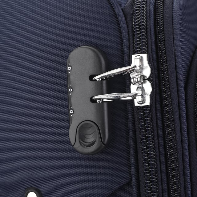 Werten Sie Ihre Reiseutensilien mit dem 8-Rollen-Leichtkoffer auf – designt für Stil, Robustheit und Funktionalität. Dieses Weichschalengepäck aus hochwertigem Nylon bietet ein elegantes Design und herausragende Leistung für all Ihre Reisen.

Eigenschaften:
Leichtes Nylonmaterial: Robust und dennoch leicht, dadurch einfach zu handhaben und langlebig.
Erweiterbares Design: Bietet Flexibilität mit über 20 % zusätzlichem Stauraum.
Sicherer Verschluss: Schützt Ihre Sachen mit integriertem Zahlenschloss.
4 Doppelrollen mit 360°-Mobilität: Sorgt für müheloses Manövrieren auf unterschiedlichen Oberflächen.
Ergonomischer Teleskopgriff: Für Komfort und einfache Handhabung.
Organisierter Innenraum: Mit Spanngurten, Reißverschlussfächern und Netzteilern für müheloses Packen.
Verfügbare Größen und Spezifikationen:
Handgepäck:
Maße: 36,5 x 23,5 x 58 cm
Gewicht: 2,65 kg
Fassungsvermögen: 43 l
Mittel:
Maße: 42 x 26 x 67 cm
Gewicht: 3,45 kg
Fassungsvermögen: 64 l
Groß:
Maße: 48 x 30 x 76 cm
Gewicht: 4,55 kg
Fassungsvermögen: 98 l
Dieser vielseitige Koffer eignet sich perfekt für alle Reisearten, egal ob Kurztrip oder längerer Urlaub. Das schlanke Design sorgt für zeitlose Eleganz, während die leichte Konstruktion und die fortschrittlichen Funktionen unvergleichlichen Komfort bieten.

Hinweis: Diese Koffer werden einzeln und nicht im Satz Paket verkauft. Bitte wählen Sie daher bei der Bestellung Ihre gewünschte Größe aus.