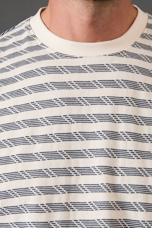 Off White Broken Stripe T-Shirt
