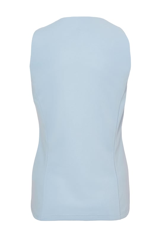 - Woven finish - Round neckline - Button front - Sleeveless - Model height: 5'9" - Model wears uk 8 / us 4 / eur 36 - Always check the wash care label - Cool hand wash with mild detergent