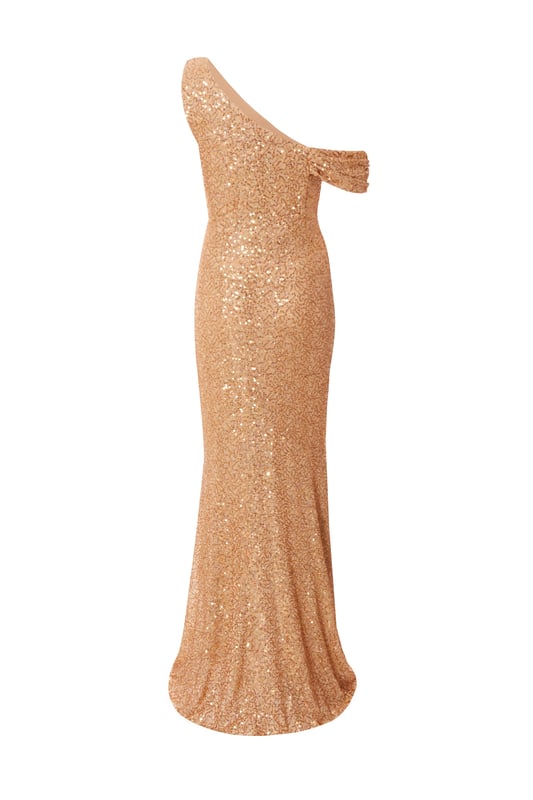- Sequin finish - Cowl front - Drop shoulder - Fishtail style - Model height: 5'6" - Model wears uk 8 / us 4 / eur 36 - Always check the care wash label - Cool hand wash with mild detergent