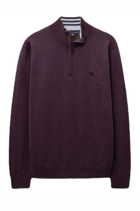 Made from pure cotton, this sweater is perfect for year-round wear. Featuring a zip neck with contrast stripes inside neckline, and an embroidered crew oars logo on the chest. This sweater exudes sophistication and luxury.

29" Shoulder to Hem.