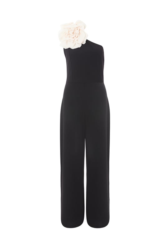 - Asymmetric neckline - Floral detail - Wide leg - Model height: 5'8" - Model wears uk 8 / us 4 / eur 36 - Always check the wash care label - Cool hand wash with mild detergent