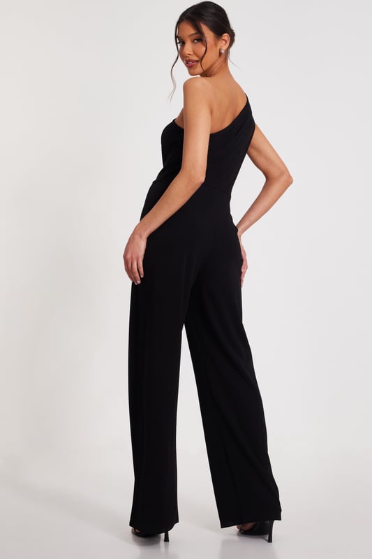 - Asymmetric neckline - Floral detail - Wide leg - Model height: 5'8" - Model wears uk 8 / us 4 / eur 36 - Always check the wash care label - Cool hand wash with mild detergent