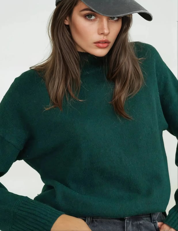 Wrap yourself up in this Nobody's Child jumper, made from soft cotton-rich yarn. It's designed in a comfy relaxed fit to a longline shape that clings to your body. Ribbed detailing on the funnel neckline, cuffs and hem adds a neat finish.

27" Shoulder to Hem.