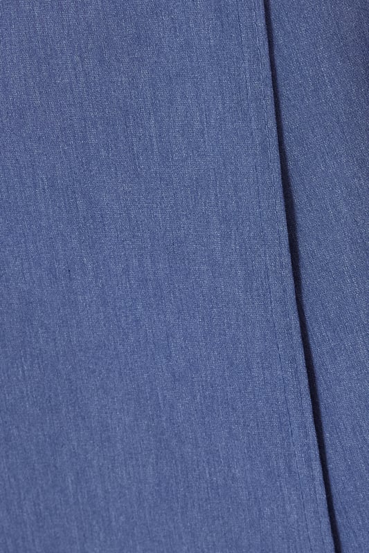 - Denim look - Round neckline - Wrap style - Model height: 5'8" - Model wears uk 8 / us 4 / eur 36 - Always check the wash care label - Cool hand wash with mild detergent
