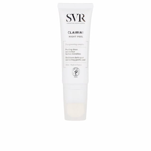 Transform your skin overnight with SVR Clairial Night Peel, a powerful hyperpigmentation corrector designed to target stubborn dark spots and age marks while you sleep. This advanced night treatment features 5% niacinamide and gentle papaya enzymes, working effectively to reveal a brighter and more even complexion by morning. The user-friendly brush applicator allows for precise application, making it easy to use. Simply apply in the evening using thin brushstrokes over your face for radiant skin by dawn.