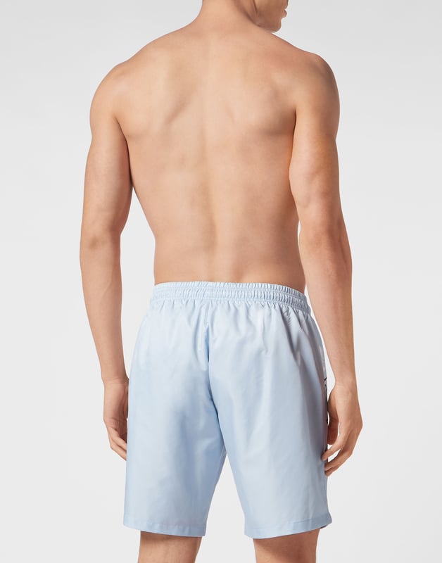 Personalice también su look de tiempo libre. Le proponemos estos boxers de natación con el estampado Bulldog y el Logo.   Nailon con estampado Bulldog en la pierna derecha. La marca aparece en ambas piernas.   Cinturilla elástica con cordón   Parche de goma con PP Hexagon cosido en la pierna izquierda   Dos bolsillos con aberturas   Forro interior de malla