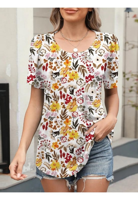 Basic style
  Slightly stretchy
  65% rayon 30% polyester 5% spandex
  Machine wash cold
  Tumble dry low
  Imported
Material: Polyester