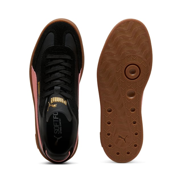 The classic PUMA Club is pulled from the archives and reimagined for a new generation. Meet the PUMA Club II Era  a fresh twist on the terrace classic with new design elements and its football heritage intact. These shoes take on street style with smooth suede  and leather upper and a heavy texture on the tooling. The SoftFoam sockliner provides superior cushioning and optimal comfort for every step of your day.