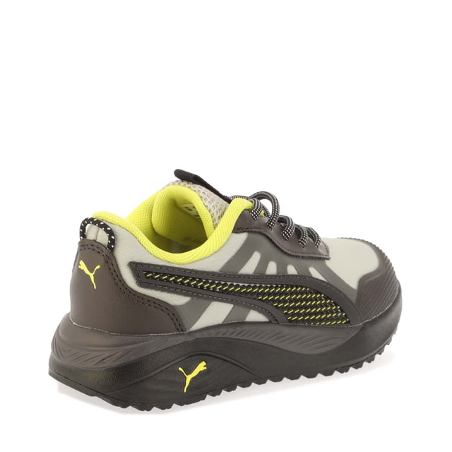 Introducing the Excursion - the perfect pair of shoes for young adventurers. The upper focuses on durability with a layered toecap reinforced mesh and CPU PUMA formstrip. The bottom is designed to withstand whatever a day may hold with excellent traction and a full rubber outsole. From class to recess the Excursion is purposefully constructed for all-day comfort.