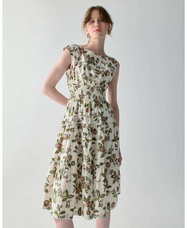 Forest Blooms Blaire Midi Dress, Forest Blooms Blaire Midi Dress