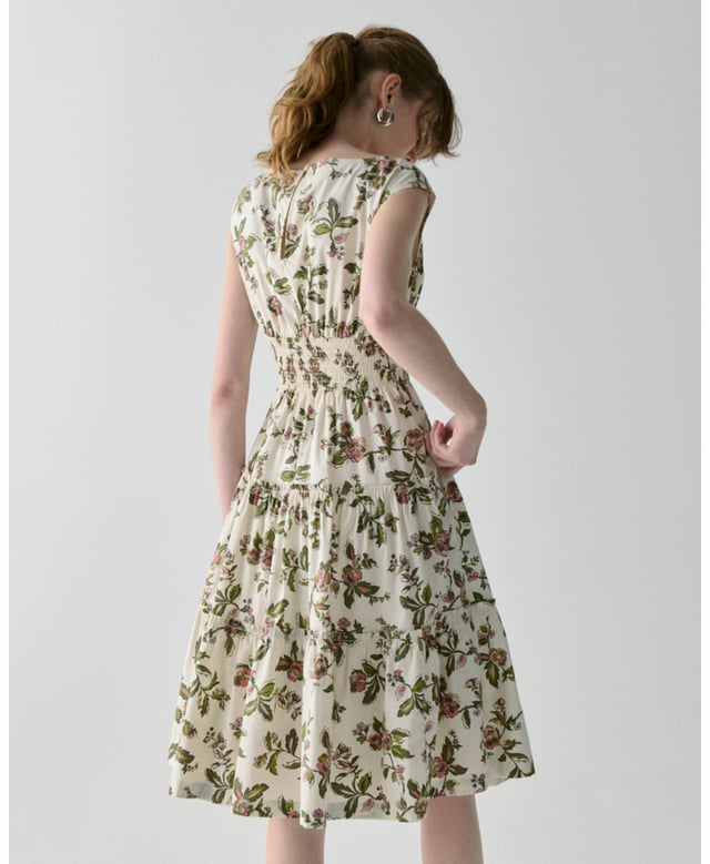 Forest Blooms Blaire Midi Dress, Forest Blooms Blaire Midi Dress