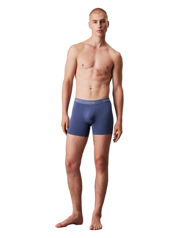 Deze dijhoge boxershorts voor heren bieden dag in dag uit betrouwbaar comfort. Met hun gemiddelde lengte en elastische tailleband zitten ze comfortabel zonder beperkend te zijn. De labelbelettering die in de tailleband is geweven geeft het ontwerp een opvallend accent. Verkrijgbaar in een praktische verpakking van drie, zijn ze de ideale basis voor elke dag. Het hoogwaardige materiaal voelt aangenaam aan op de huid en behoudt zijn vorm zelfs na vele wasbeurten. Of je nu op kantoor bent, sport of in je vrije tijd - deze shorts kunnen het allemaal aan. De pasvorm is modern en het comfort is indrukwekkend. Minimalistische look, maximaal comfort. Functie ontmoet stijl. Voor mannen die waarde hechten aan kwaliteit naast de huid.