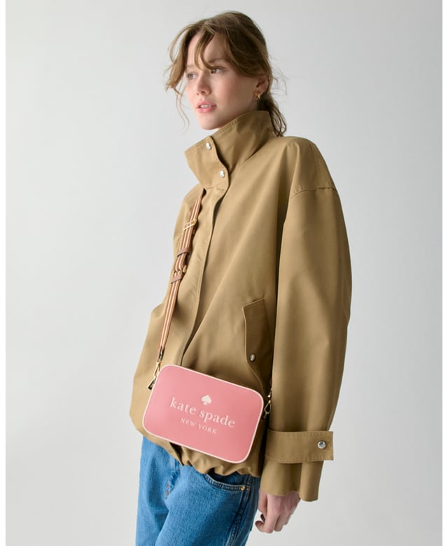 A Stylish Choice For Any Occasion, The Oh Snap Mini Camera Bag Is Crafted From Saffiano Leather With A Chic Colorblock Design. This Compact Style Is Perfect For On-The-Go Days, With A Secure Zip Closure To Keep Your Essentials In Place., Oh Snap Colorblock Saffiano Leather Mini Camera Bag, Fits Largest Iphone, Slip Pocket, Back Slip Pocket,  Length: 5.50 Cm,  Width: 12.50 Cm,  Height: 19.00 Cm