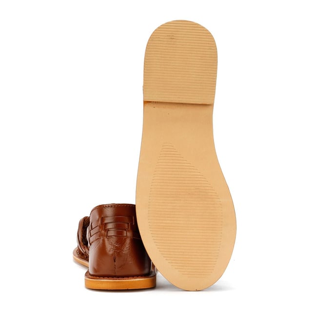 Step into timeless style with these women's huarache sandals. Featuring a genuine leather upper with a classic handwoven design, these sandals offer breathable comfort and easy slip-on. Perfect for warm-weather wear, ideal for casual outings, vacations, or everyday summer style.