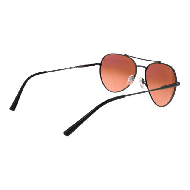 Serengeti Sunglasses SS599001 Pete Gender: Unisex
Main color: Black
Frame color: Black
Frame material: Metal
Lenses color: Red
Lenses material: Plastic
Filter category: 2
Lenses effect: photochromatic
Protection: 100% UVA & UVB
Lenses width: 58
Lenses height: 49
Bridge width: 18
Frame width: 145
Temples length: 145
Style: Aviator
Rim style: Full-Rim
Spring hinge: Yes
Extra: Blue-Filter
Shipment includes: Branded case
Country: Italy