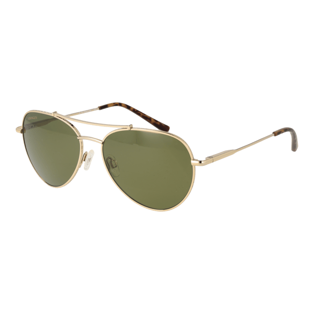 Serengeti Sunglasses SS599005 Pete Gender: Unisex
Main color: Gold
Frame color: Gold
Frame material: Metal
Lenses color: Green
Lenses material: Plastic
Filter category: 3
Lenses effect: photochromatic & polarized
Protection: 100% UVA & UVB
Lenses width: 58
Lenses height: 48
Bridge width: 18
Frame width: 145
Temples length: 145
Style: Aviator
Rim style: Full-Rim
Spring hinge: Yes
Extra: No extra
Shipment includes: Branded case
Country: Italy