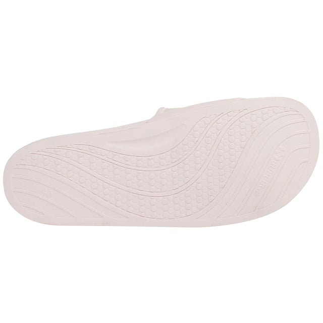 Slide into summer with minimalist edge in the Superga Clear Identity Women’s Sliders. With a translucent strap and bold branding, these lightweight slides deliver a clean, contemporary look that’s perfect for poolside lounging, casual strolls, or sunny street style.
Key Features
Transparent Wide Strap

Fashion-forward clear upper featuring oversized Superga branding for a bold, modern aesthetic.

Contoured Footbed

Moulded for ergonomic comfort and all-day wear—perfect for warm weather and off-duty style.

Slip-On Design

Easy to wear with no-fuss convenience, ideal for travel, beach days, or relaxed weekends.

Lightweight EVA Construction

Offers cushioned comfort while keeping the slides ultra-light and water-friendly.

Durable Outsole

Provides reliable grip and traction on wet and dry surfaces.

Minimalist Style

Combines fashion and function with a sleek profile and monochrome base.

Superga Branding

Clear strap features oversized printed logo, making a strong brand statement.

Whether you're heading to the beach or dressing down for the day, the Superga Clear Identity Women’s Sliders offer trend-forward comfort and bold simplicity that make them a must-have for modern summer style.