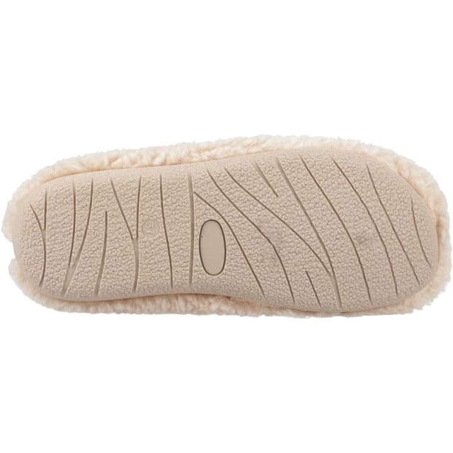 The Good Slipper Teddy Mule features a recycled teddy upper, plush lining, a 100% recycled padded insole, and natural rubber outsole. It's crafted to do good for your toes and the planet! Life's just better in Hush Puppies.