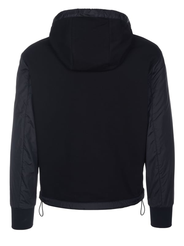 ジャケット Dolce & Gabbana JACKET (F791ZTFU1KM N0000) DOLCE & GABBANA Jacket Black Nylon Logo Bomber Zipper IT52