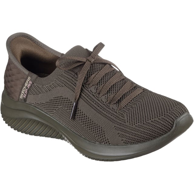 Pick up the pace with increased ease-of-wear and comfort wearing Ultra Flex 3.0 Pure Colour Trainers. Designed with our exclusive Heel Pillow, with a mesh stretch fit upper and a cushioned Skechers Air-Cooled Memory Foam comfort insole.