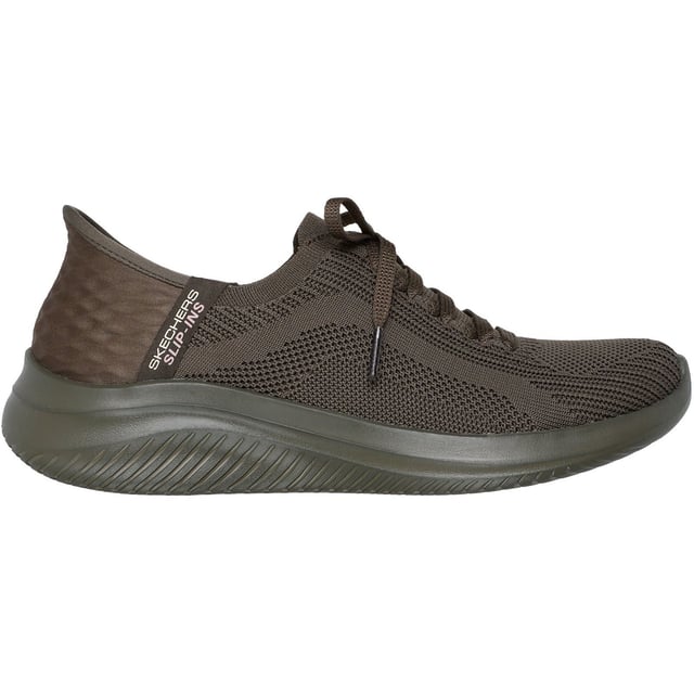 Pick up the pace with increased ease-of-wear and comfort wearing Ultra Flex 3.0 Pure Colour Trainers. Designed with our exclusive Heel Pillow, with a mesh stretch fit upper and a cushioned Skechers Air-Cooled Memory Foam comfort insole.