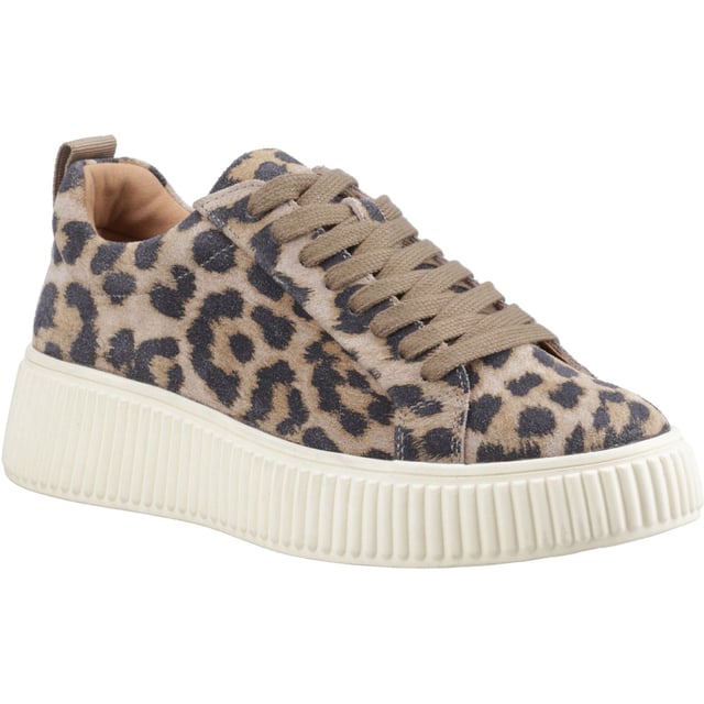Chunky on trend sole for a bold look, featuring a soft suede upper and memory foam insole, this versatile style looks great with any outfit