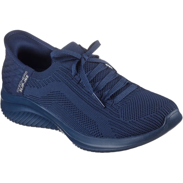 Pick up the pace with increased ease-of-wear and comfort wearing Ultra Flex 3.0 Pure Colour Trainers. Designed with our exclusive Heel Pillow, with a mesh stretch fit upper and a cushioned Skechers Air-Cooled Memory Foam comfort insole.