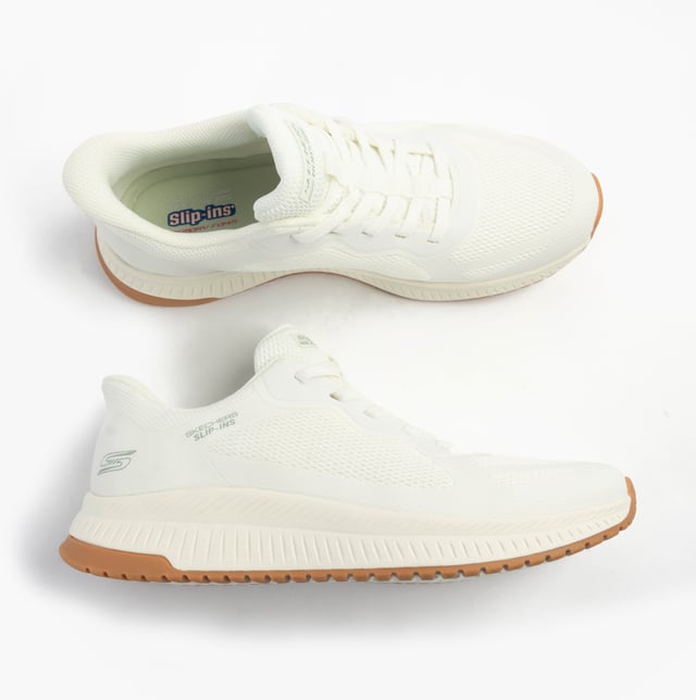 These women's fitness trainers feature synthetic and mesh uppers with air-cooled memory foam for comfort. Low-top design with rubber soles suits casual wear