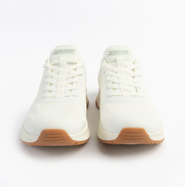 These women's fitness trainers feature synthetic and mesh uppers with air-cooled memory foam for comfort. Low-top design with rubber soles suits casual wear