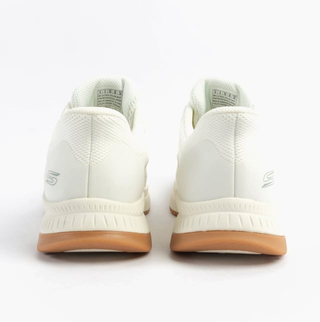 These women's fitness trainers feature synthetic and mesh uppers with air-cooled memory foam for comfort. Low-top design with rubber soles suits casual wear